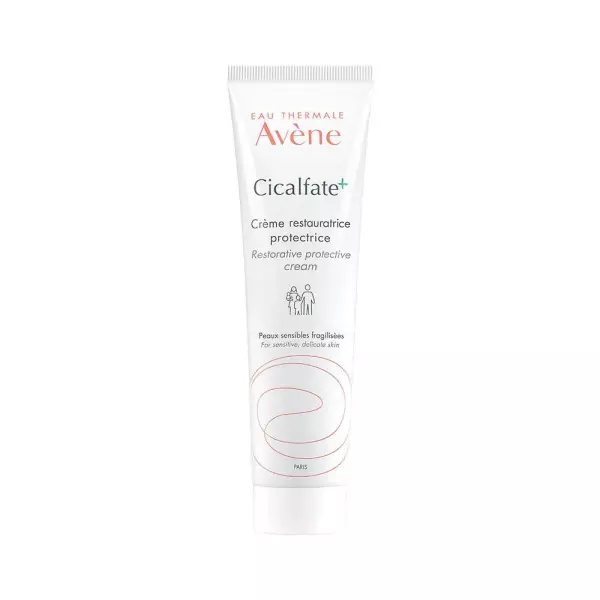 Avène 雅漾 Cicalfate+ 修復霜 100ml 2入+贈品(Hydrance 保濕乳液 100ml+舒緩調理化妝水 100ml)