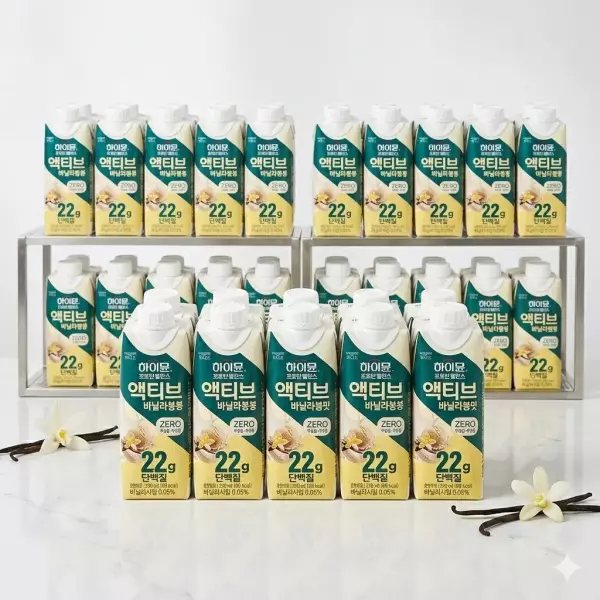 Hi-Mune 蛋白質平衡 Active, 香草Bonbon, 零卡, 250ml, 18入, 2箱