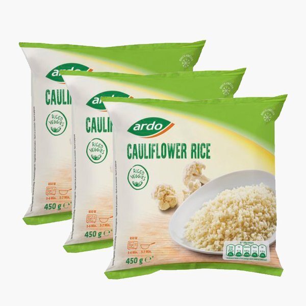 ARDO 冷凍カリフラワーライス 450g × 3パック