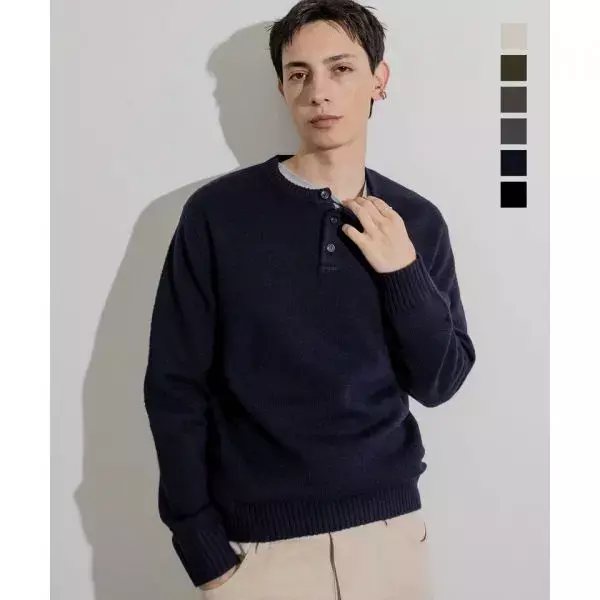 ARVO Henley Neck Knit