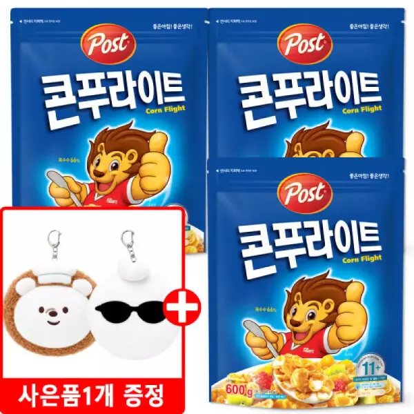 Post Corn Flakes 600g × 3 + 1 Keyring