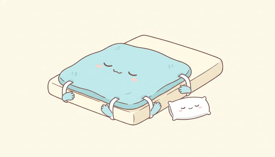 아담데코 극세사 침대패드 고정밴드 S사이즈